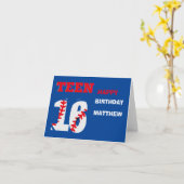 Carte Salutation de base-ball Ado (Fleur jaune)