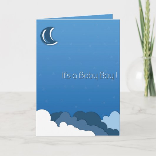 Carte Salutation de bébé (Devant)