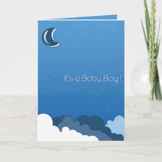 Carte Salutation de bébé