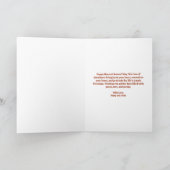 Carte Salutation de citrouille de saison de récolte heur (Intérieur)