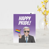 Carte Salutation de Joe Biden (Fleur jaune)