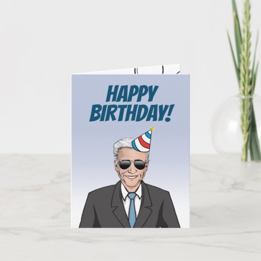 Carte Salutation de Joe Biden (Devant)