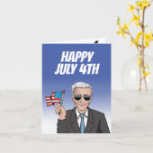 Carte Salutation de Joe Biden (Fleur jaune)