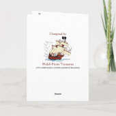 Carte Salutation de la Saint-David (Dos)