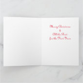 Carte Salutation de la veille de Noël (Intérieur)