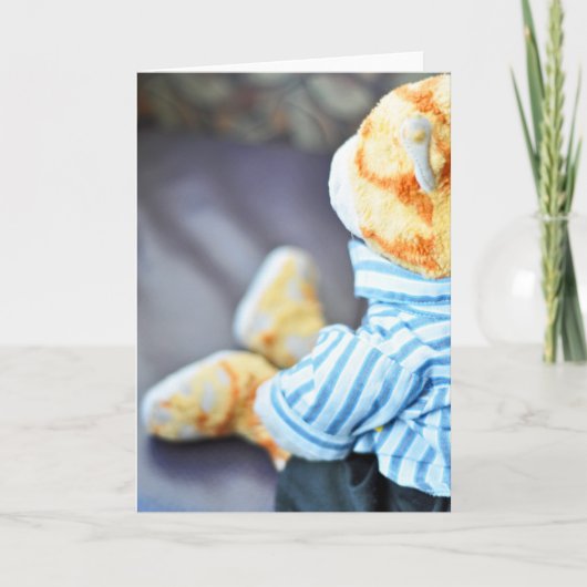 Carte Salutation de l'ours en peluche d'Ajay (Devant)