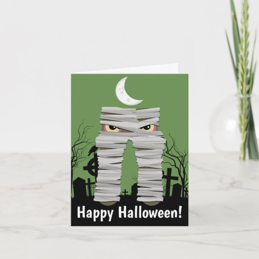 Carte Salutation de maman d'Halloween (Devant)