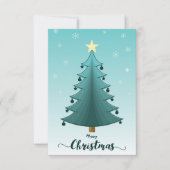 Carte Salutation de Noël. (Devant)