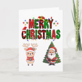 Carte Salutation de Noël (Devant)