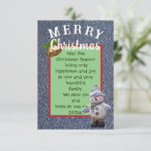 Carte Salutation de Noël pour ami de loin (Debout devant)