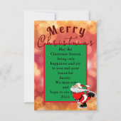 Carte Salutation de Noël pour ami de loin (Devant)