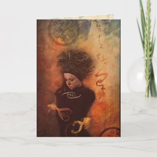 Carte Salutation de pisces (Devant)