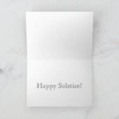 Carte Salutation de Solstice Soleil I Bon Solstice (Intérieur)