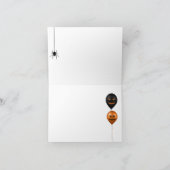 Carte Salutation de vieux parchemin d'Halloween (Intérieur)