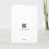 Carte - Salutation - Décorations de sapin de fêtes (Dos)