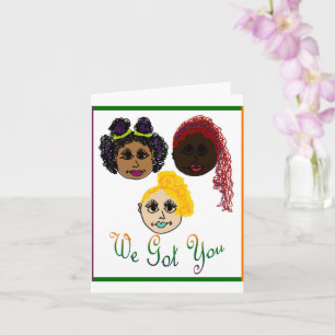 Carte Salutation d'encouragement