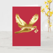 Carte Salutation des Heureuses Saintes-Valentin (Fleur jaune)