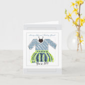 Carte Salutation des voeux (Fleur jaune)