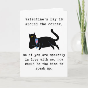 Carte Salutation drôle de la Saint-Valentin, humour adul