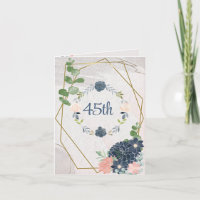Salutation du "45e" anniversaire