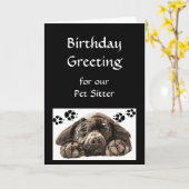 Carte Salutation faite sur commande d'anniversaire, (Fleur jaune)
