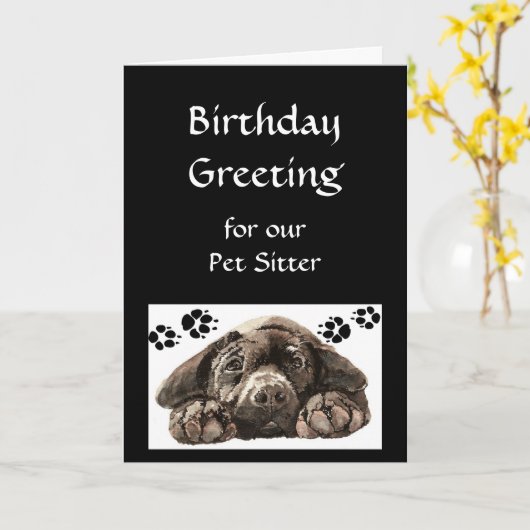 Carte Salutation faite sur commande d'anniversaire, (Fleur jaune)