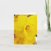 Carte Salutation florale blanche (Devant)