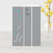 Carte Salutation folle (Fleur jaune)