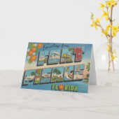 Carte Salutation Fort Pierce (Fleur jaune)