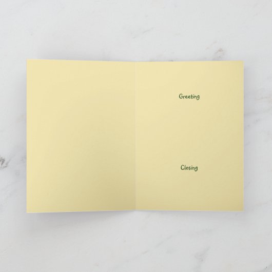 Carte Salutation Hawaiian Tropical Luau Party (Intérieur)