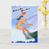 Carte Salutation interplanétaire (Fleur jaune)