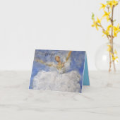 Carte Salutation personnalisée (Fleur jaune)