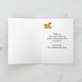Carte Salutation personnalisée, Fête des mères, Cheval,  (Intérieur)