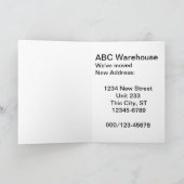 Carte - Salutation - Porte d'entrepôt (Intérieur)