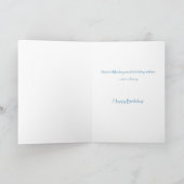 Carte Salutation pour l'anniversaire du singe-tini (Intérieur)