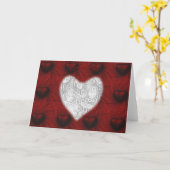 Carte Salutation pour un coeur 2 (Fleur jaune)