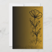 Carte Salutation Romantique Minimale d'Amour (Dos)
