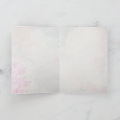 Carte Salutation sensible de beauté (Intérieur)