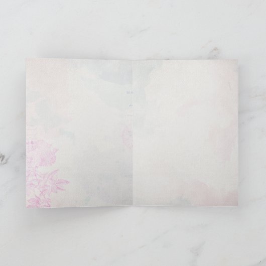 Carte Salutation sensible de beauté (Intérieur)