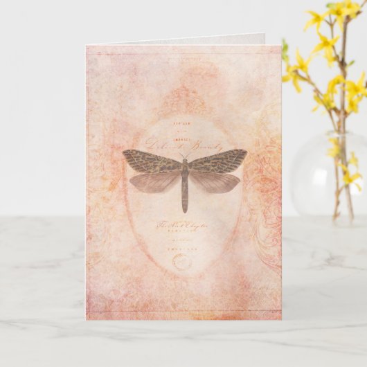 Carte Salutation sensible de beauté (Fleur jaune)