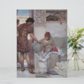 Carte Salutation silencieuse (par Lawrence Alma-Tadema) (Debout devant)