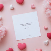 Carte Salutation simple pour la Saint Valentin
