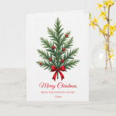 Carte Salutation traditionnelle de la famille botanique (Fleur jaune)