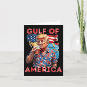 Carte Salutation Trump De La Partie Gulf Beach Of Americ