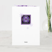 Carte Salutation violette w3 (Dos)