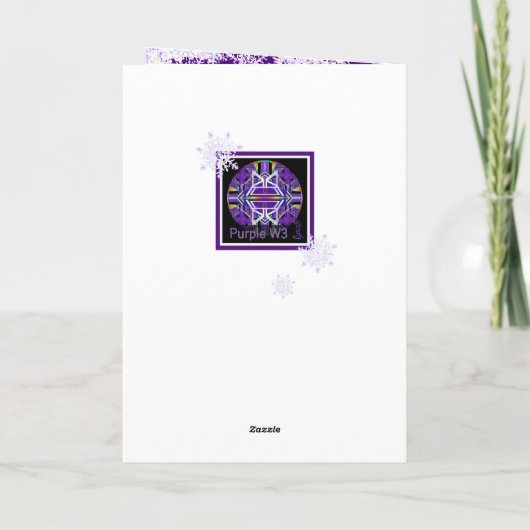 Carte Salutation violette w3 (Dos)