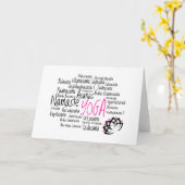 Carte Salutation Yoga inspiré (Fleur jaune)