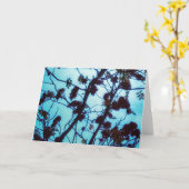 Carte Salutations (Fleur jaune)