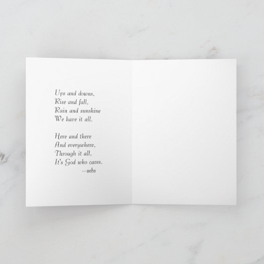 Carte Salutations (Intérieur)