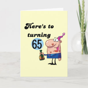 Carte Salutations à 65 T-shirts et cadeaux d'anniversair